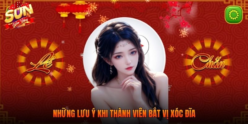 Những lưu ý khi thành viên bắt vị xóc đĩa